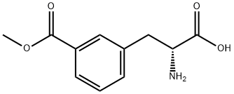 (R)-3-(2-Amino-2-carboxy-ethyl)-benzoic acid methyl ester结构式