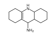 1,2,3,4,4a,5,6,7,8,9,9a,10-dodecahydroacridin-9-amine结构式