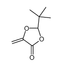 (2R)-2-tert-butyl-5-methylidene-1,3-dioxolan-4-one结构式