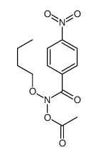 N-(Acetoxy)-N-butoxy-4-nitrobenzamide Structure