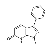 1-methyl-3-phenyl-1H-pyrazolo[3,4-b]pyridin-6(7H)-one Structure