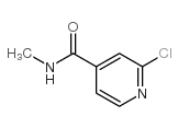 2-Chloro-N-methylisonicotinamide Structure