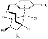 N-[(1R,2R)-1,2-二苯基-2-(2-(4-甲基苄氧基)乙基氨基)乙基]-4-甲基苯磺酰胺(氯)钌(II)图片