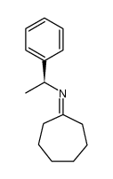 (S)-N-(1-phenylethyl)cycloheptanimine Structure