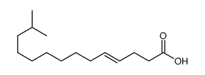 13-methyltetradec-4-enoic acid结构式