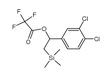 1-(3,4-dichlorophenyl)-2-(trimethylsilyl)ethyl 2,2,2-trifluoroacetate Structure