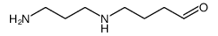 1-(3-aminopropyl)-4-aminobutyraldehyde结构式