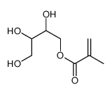 2,3,4-trihydroxybutyl 2-methylprop-2-enoate结构式