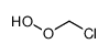 chloro(hydroperoxy)methane Structure