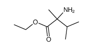 Isovaline,3-methyl-,ethyl ester (9CI) Structure