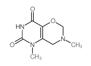 3,5-Dimethyl-3,4-dihydro-2H-pyrimido(4,5-e)(1,3)oxazine-6,8(5H,7H)-dione结构式