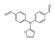 4-[4-formyl-N-(furan-2-yl)anilino]benzaldehyde结构式