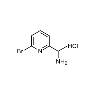 1-(6-溴吡啶-2-基)乙胺盐酸盐结构式