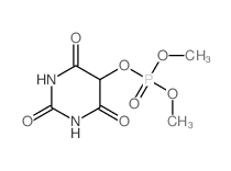 dimethyl (2,4,6-trioxo-1,3-diazinan-5-yl) phosphate结构式