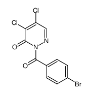 2-(4-bromobenzoyl)-4,5-dichloropyridazin-3(2H)-one Structure