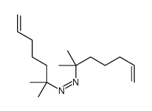bis(2-methylhept-6-en-2-yl)diazene结构式