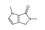 Pyrrolo[3,4-b]pyrrol-6(1H)-one, 4,5-dihydro-1,5-dimethyl- (9CI)结构式