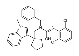 1-benzyl-3-(2,6-dichlorophenyl)-1-[[1-(1-methylindol-3-yl)cyclopentyl] methyl]urea picture