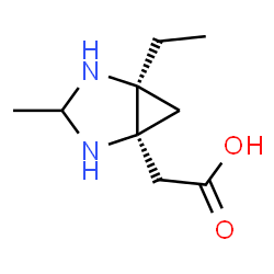Cyclopropaneacetic acid, alpha,1-diamino-2-ethyl-, [1R-[1alpha,1(S*),2beta]]- (9CI) Structure