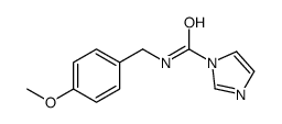N-[(4-methoxyphenyl)methyl]imidazole-1-carboxamide结构式