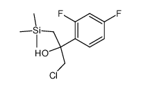 1-Chloro-2-(2,4-difluorophenyl)-3-trimethylsilyl-2-propanol结构式