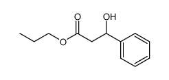 n-propyl 3-hydroxy-3-phenylpropanoate结构式