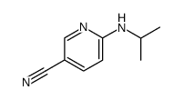 6-(异丙氨基)烟腈结构式