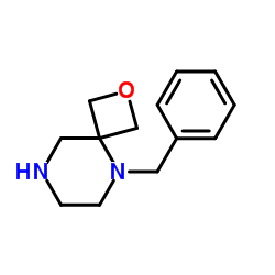 5-Benzyl-2-oxa-5,8-diazaspiro[3.5]nonane结构式