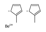 beryllium,5-methylcyclopenta-1,3-diene结构式