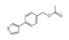 4-(3-thienyl)benzyl acetate Structure