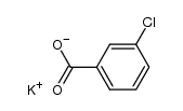 potassium 3-chlorobenzoate Structure