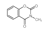 2H-1,3-Benzoxazine-2,4(3H)-dione,3-methyl-结构式