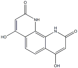 4,7-Dihydroxy-1,10-dihydro-[1,10]phenanthroline-2,9-dione Structure