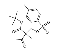 tert-butyl 2-methyl-3-oxo-2-((tosyloxy)methyl)butanoate Structure