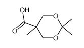 2,2,5-Trimethyl-1,3-dioxane-5-carboxylic Acid structure