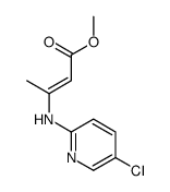 methyl 3-[(5-chloropyridin-2-yl)amino]but-2-enoate Structure