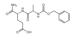 benzyloxycarbonylalanyl-D-isoglutamine结构式