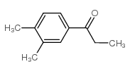 1-(3,4-Dimethylphenyl)propan-1-one Structure