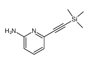 6-((Trimethylsilyl)ethynyl)pyridin-2-amine structure