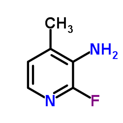 3-amino-2-fluoro-4-picoline structure
