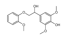 syringylglycol β-guaiacyl ether结构式