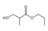 propyl 3-hydroxy-2-methylpropanoate结构式