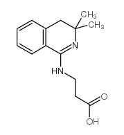 3-(3,3-DIMETHYL-3,4-DIHYDRO-ISOQUINOLIN-1-YLAMINO)-PROPIONIC ACID structure