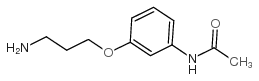 N-[3-(3-aminopropoxy)phenyl]acetamide Structure