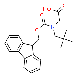 Fmoc-N-(neopentyl)-glycine结构式