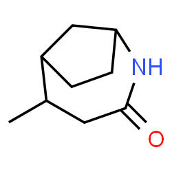 2-Azabicyclo[4.2.1]nonan-3-one,5-methyl-,endo-(9CI)结构式