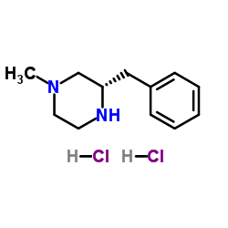 (3S)-3-Benzyl-1-methylpiperazine dihydrochloride Structure