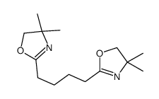 2-[4-(4,4-dimethyl-5H-1,3-oxazol-2-yl)butyl]-4,4-dimethyl-5H-1,3-oxazole结构式