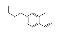 4-Butyl-2-methyl-1-vinylbenzene Structure