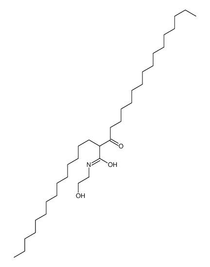 N-(2-hydroxyethyl)-3-oxo-2-tetradecyloctadecanamide结构式